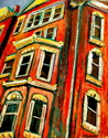 Painting--Oil Pastels-CityscapeBack Bay