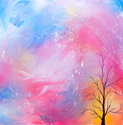 Painting--Acrylic-LandscapeWinter Morning