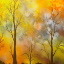 Painting--Acrylic-LandscapeAutumn Storm