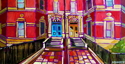 Painting--Oil-CityscapeTwo Doors