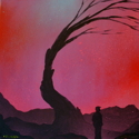 Painting--Acrylic-LandscapeTree Series #8