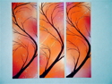 Painting--Oil-LandscapeTree Series #12 (Tryptic)