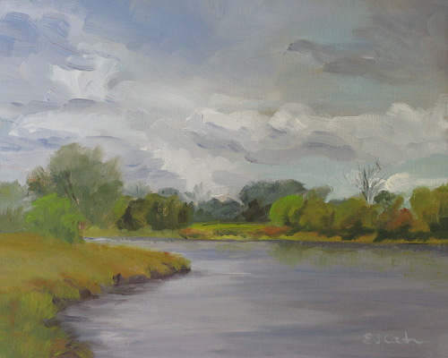 Painting-Impressionism-Grand River, Ontario