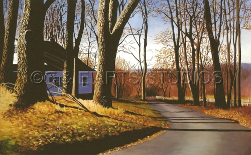 Painting-Oil-N.C. Wyeth's Lane