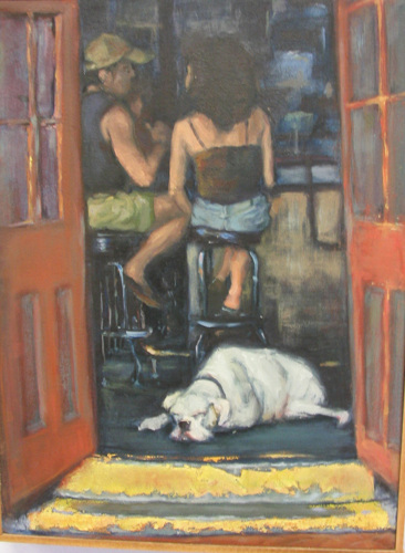 Painting-Realism-Bourbon Street Bar