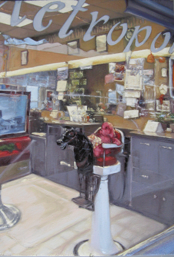 Painting-Realism-Barbershop in Bend