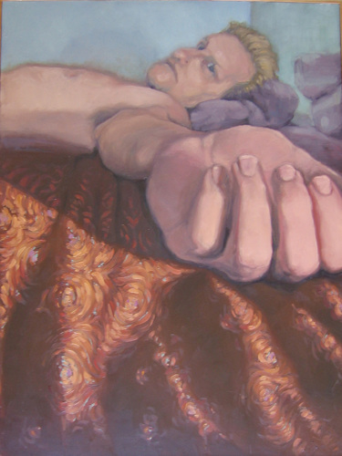 Painting-Reclining Male