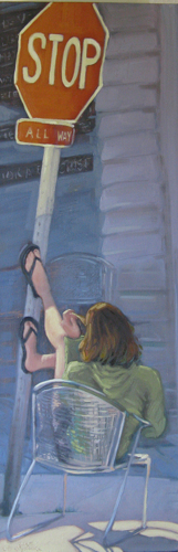 Painting-Figurative-Stop in La Jolla