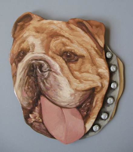 Painting-Animals-Bulldog