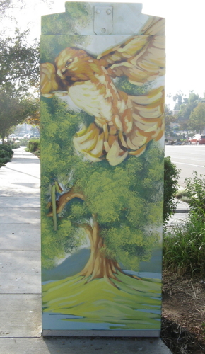 Painting-Animals-Egret Side 1