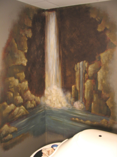 Painting-Landscape-Cave Falls