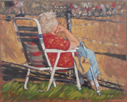 Painting-Figurative-The Game 1