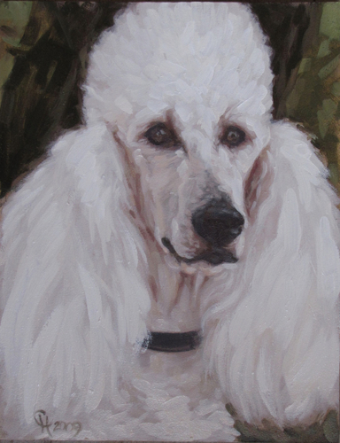 Painting-Animals-Poodle