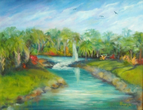 Painting-Oil-Tropical Mist