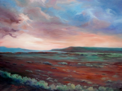 Painting-Oil-Colors Above the Mesas