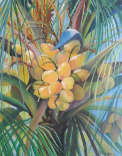 Painting-Acrylic-Coconuts Galore