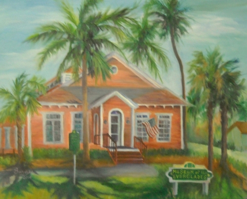 Painting-Oil-Everglade City's Historical Museum