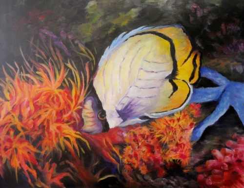 Painting-Acrylic-Colors of the Caribbean