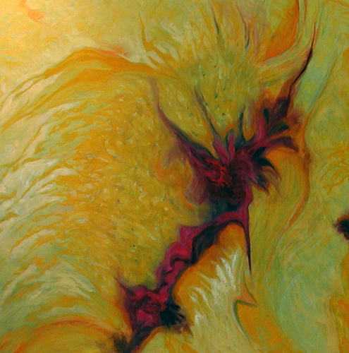 Painting-Red Dwarf Explosion
