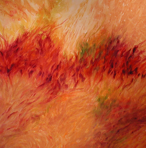 Painting-Abstract-Flaming Flatirons