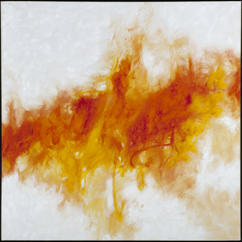Painting-Abstract-Fire at Snow Mountain