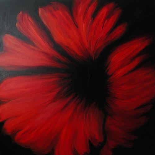Painting-Floral-Falling in Love, II