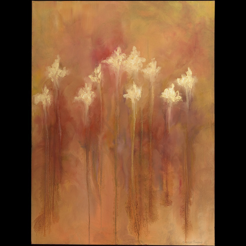 Painting-Floral-White Irises