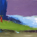 Painting--Oil-AbstractVineyard