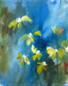 Painting--Oil-FloralAzure Garden