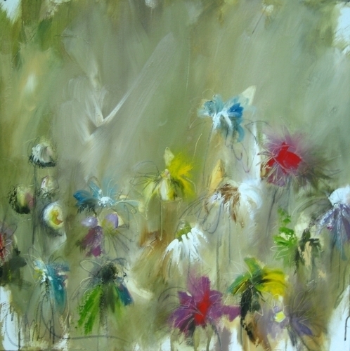 Painting-Floral-Sweet Pea