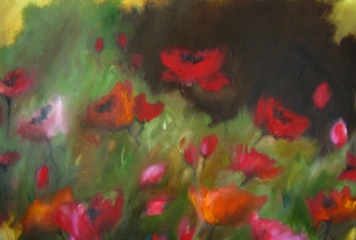 Painting-Abstract-Poppies II