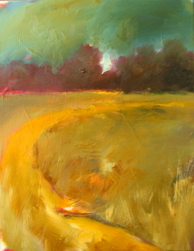 Painting-Abstract-Gold Road