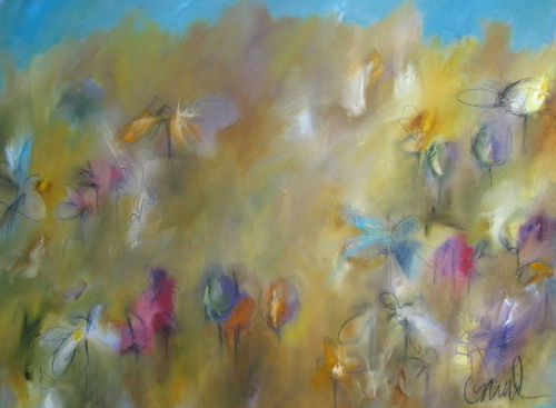 Painting-Floral-Sign of Spring II
