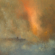 Painting-Sun Breaking Through Storm Clouds Over Rough Seas (The Wright Panel)