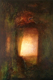 Painting--Oil-LandscapeNatural Bridge (A Geological Formation In Rockbridge County, Virginia)