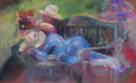 cheri saffro - Painting saffro,figure,impressionistpainting - Painting