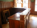 Reception desk at The Showers Inn Bed and Breakfast in Bloomington, Indiana