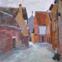 Christine Parker - Leuven street scene