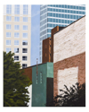 Cynthia Taplin - Cityscape Painting Cityscapes, Winston-Salem cityscape, NC artists, Cindy Taplin paintings - Cityscape Painting
