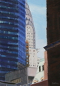 Painting--Oil-Cityscape(Chrys)ler