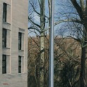 Painting--Oil-CityscapeBuilding/Trees/Pole