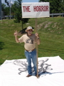 12:00 am  Subject: Joe Barr, Vietnam War Vet, and War Protester for 40 years, Location:  Intersection of Rte 213 and Rte. 209, Stoneridge, NY