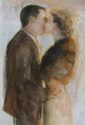 Winter Wedding Kiss