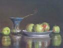Carol Swann - Green Apples and Vase