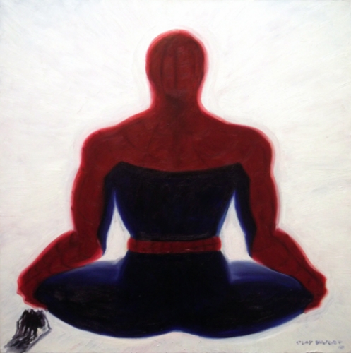 Painting-Oil-SpiderMonk