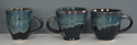 Ceramics--Stoneware-FunctionalBlack and Blue Mugs