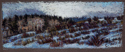 Drawing--Pastels-LandscapeCold Clouds, Winter Slope