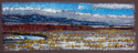 Drawing--Pastels-LandscapeTeton River, Snow on the Grass