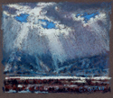 Drawing--Pastels-LandscapeThree Hole Opening in the Clouds