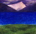 Painting--OilBlue Stripe